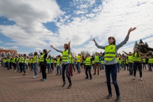 Сегодня в Астрахани состоится танцевальный флешмоб,  организованный ГИБДД