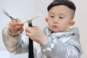 6-летний мальчик стал самым популярным парикмахером в Китае