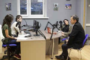В гостях студии Виктор Меркулов и Елена Дубровская