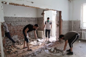 В Астраханской инфекционной больнице начали капитальный ремонт