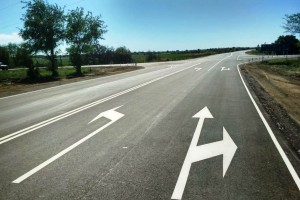 В Астраханской области отремонтировали 4 километра трассы Волгоград - Астрахань