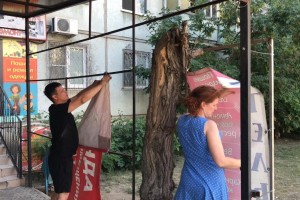 В Астрахани демонтировали более 90 рекламных конструкций