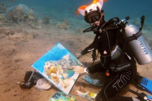 Подводный художник Ольга Белка: вдохновение дает гармония мирового океана