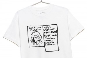 Рисунки Курта Кобейна теперь можно носить в месте с одеждой