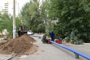 В одном из микрорайонов Астрахани заменят порядка 150 метров трубопровода