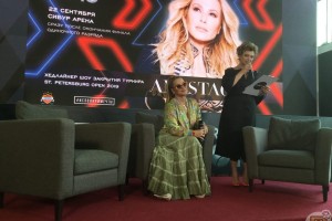 Пресс-конференция Анастейши на St. Petersburg Open 2019