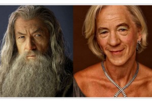 В сериале «Властелин колец» роль Гэндальфа исполнила женщина