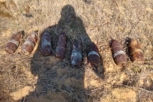 В Астраханской области нашли восемь снарядов времен Великой отечественной