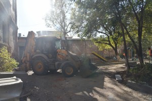 В Кировском районе ремонт дворов закончат раньше времени