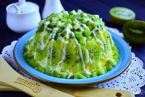 Рецепты:вкусно и просто   ОТ ( ܓܨАльбинАƸ̴Ӂ̴Ʒ ܓ: )   Салат "Изумрудная россыпь"